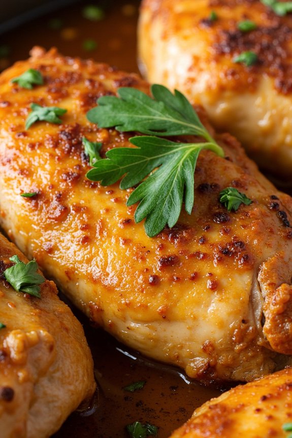 garlic chicken with wine