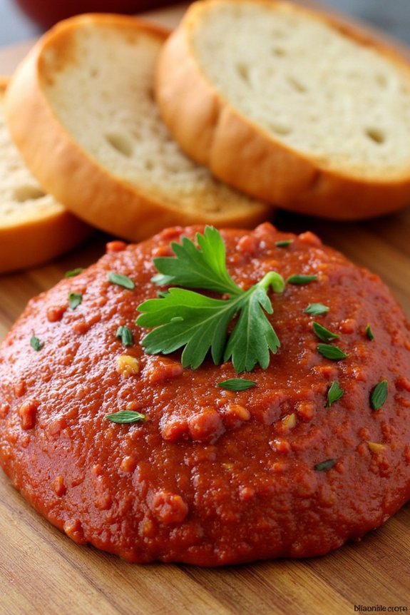 garlic paprika sobrasada spread