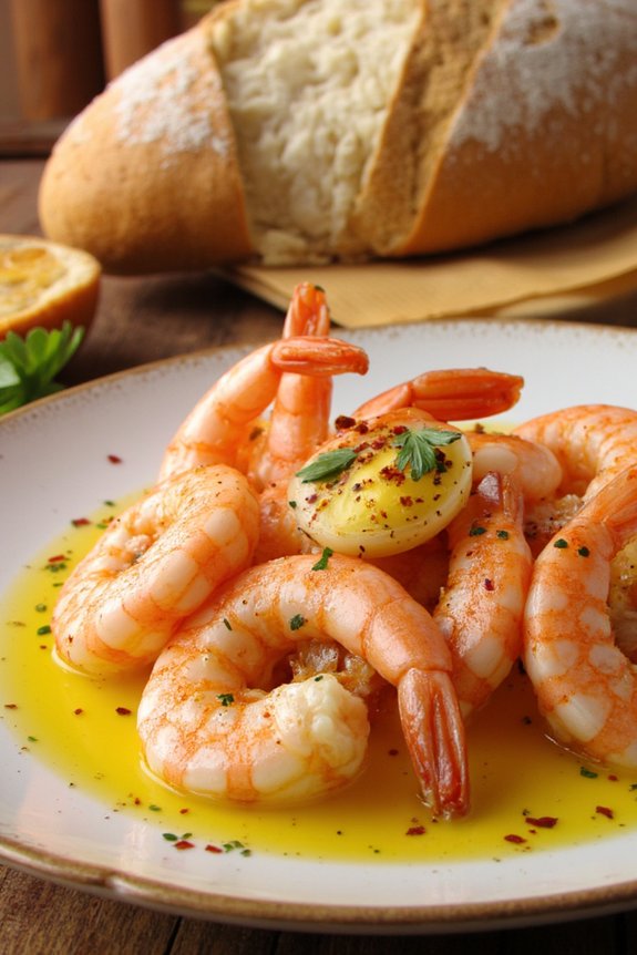 garlic shrimp culinary delight