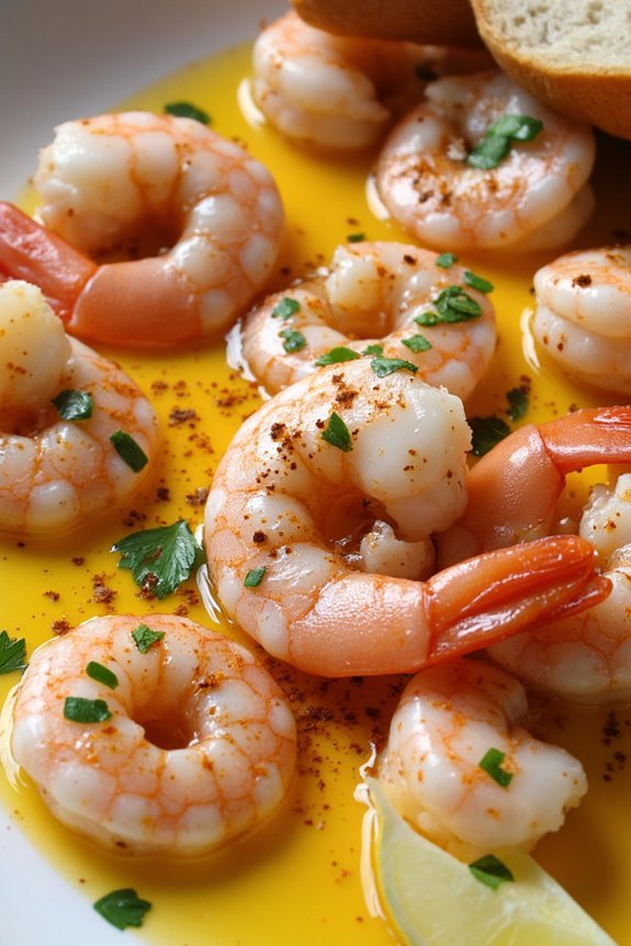 garlic shrimp with olive oil
