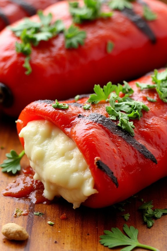 grilled cheesy pepper delight