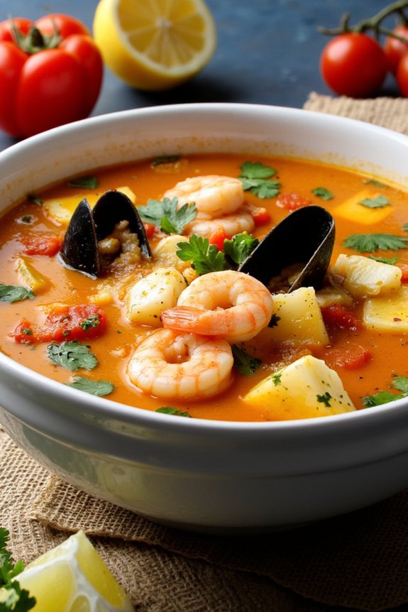 hearty andalusian seafood delight