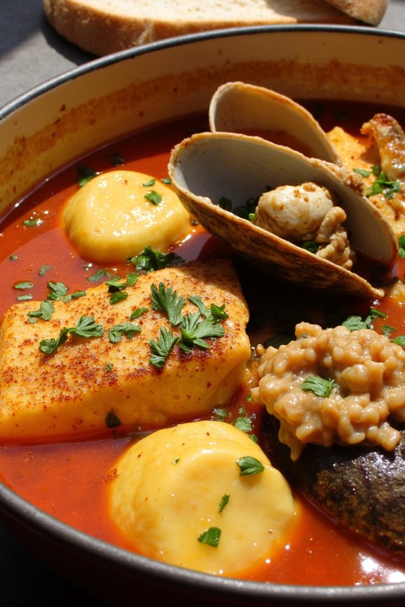 hearty catalan seafood stew