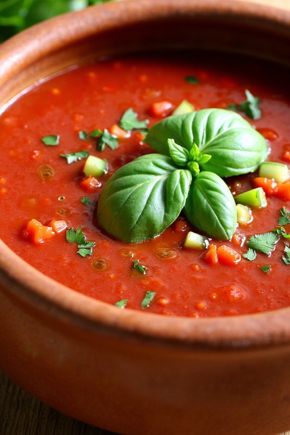 hearty cold spanish soup