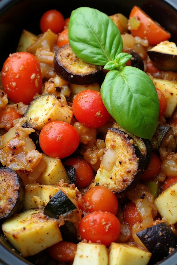 hearty slow cooker pisto