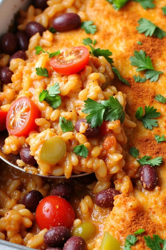 hearty spanish bean casserole