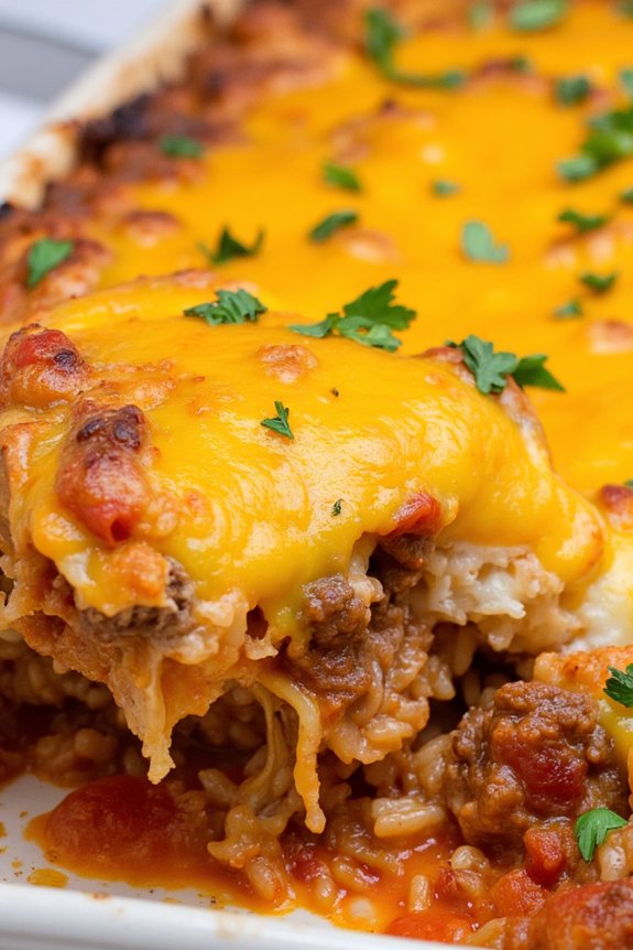 hearty spanish beef bake