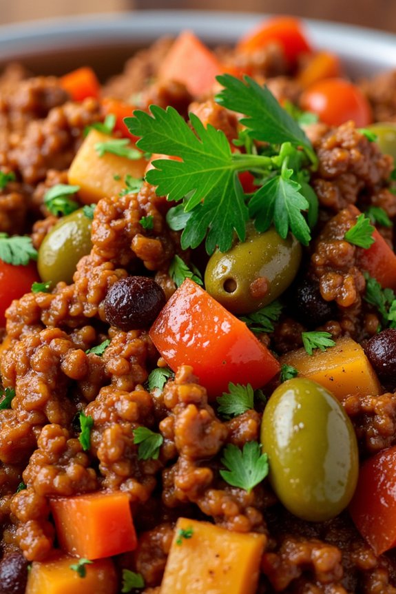 hearty spanish beef dish