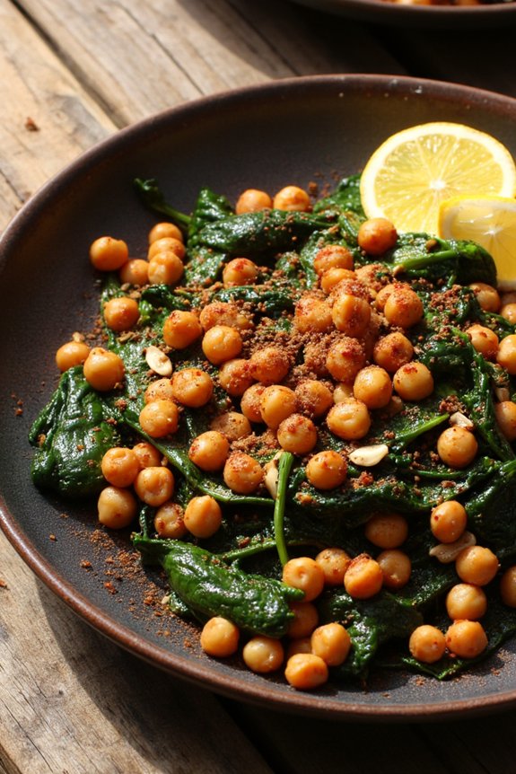 hearty spanish chickpea dish