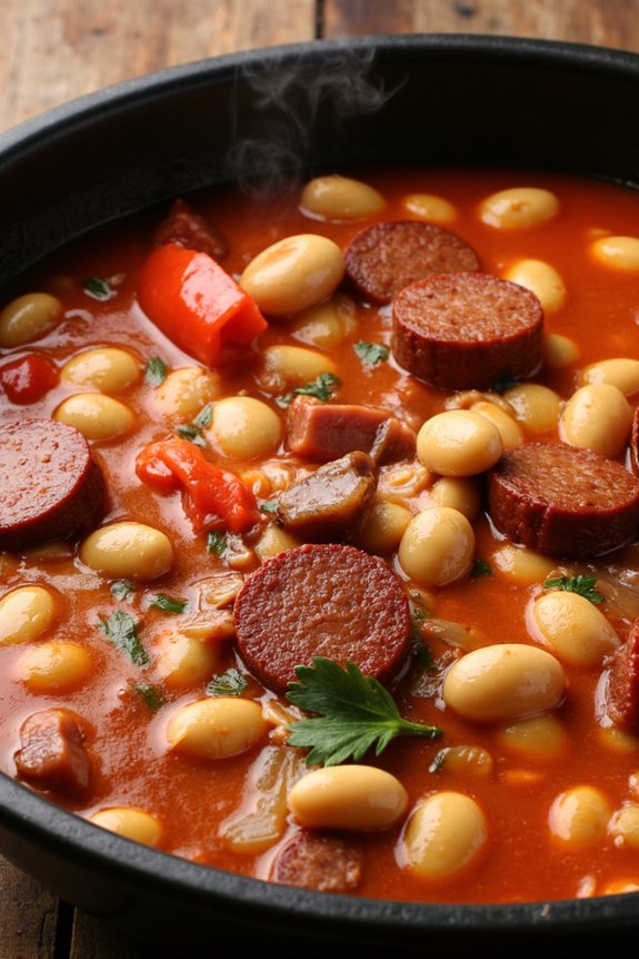 hearty spanish chorizo stew