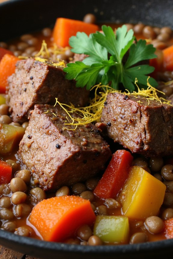hearty spanish lamb stew