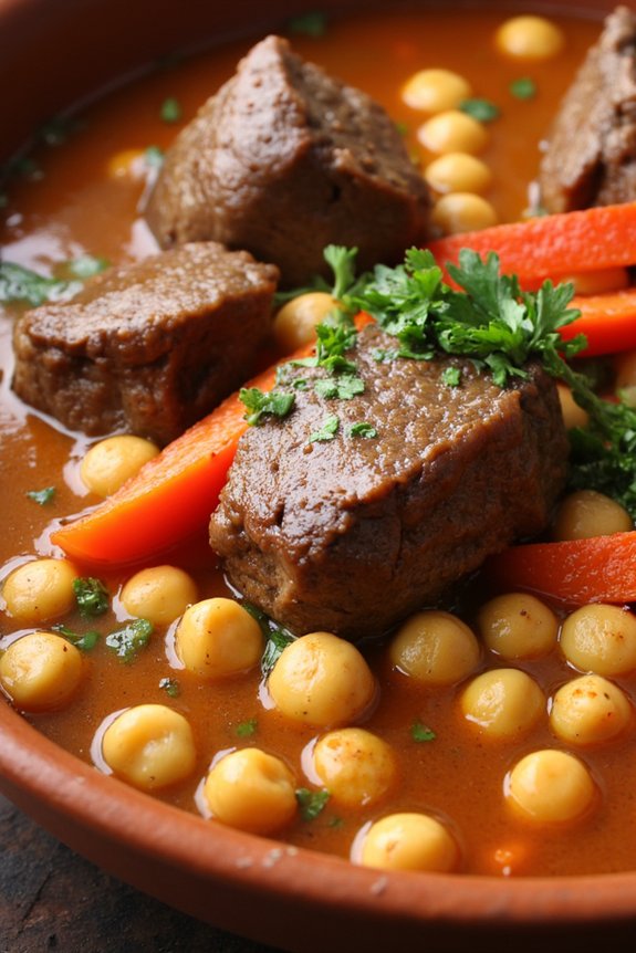 hearty spanish lamb stew