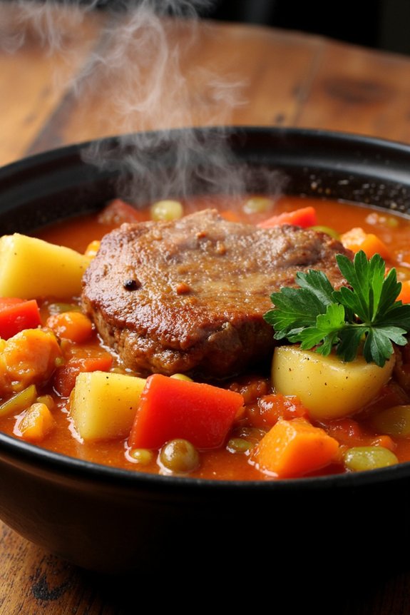 hearty spanish pork stew