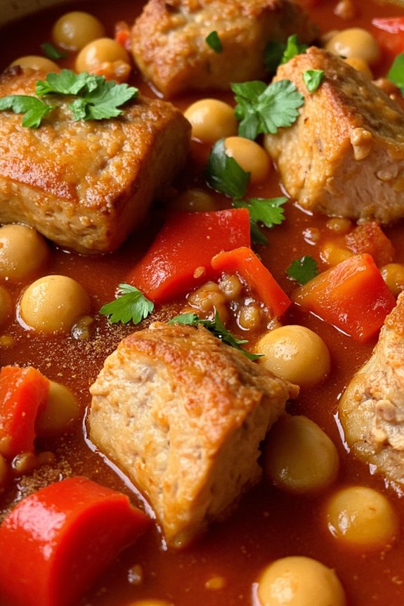 hearty spanish pork stew