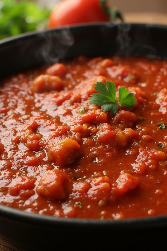 hearty spanish tomato sauce