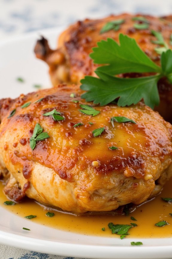 honey mustard chicken thighs