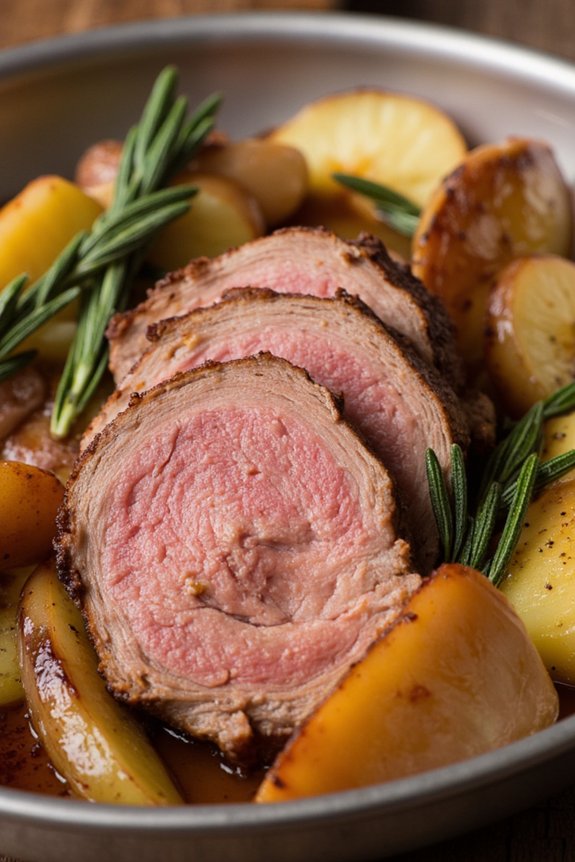 iberian pork with apples