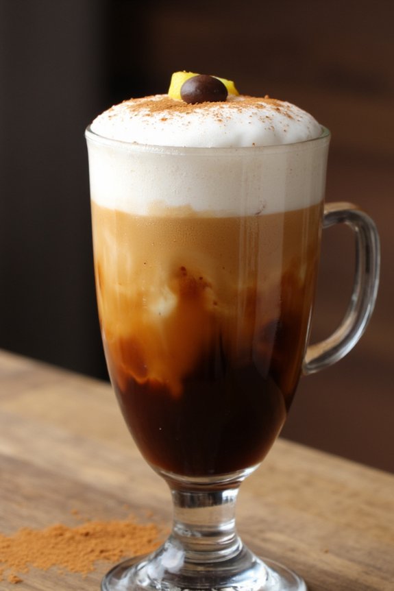 layered spanish coffee delight