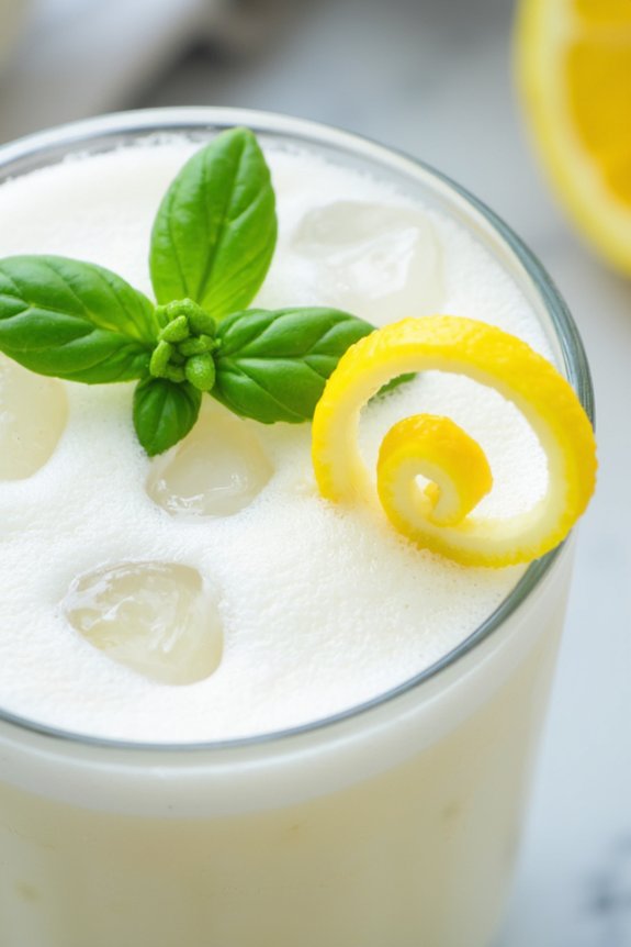 lemon basil horchata recipe
