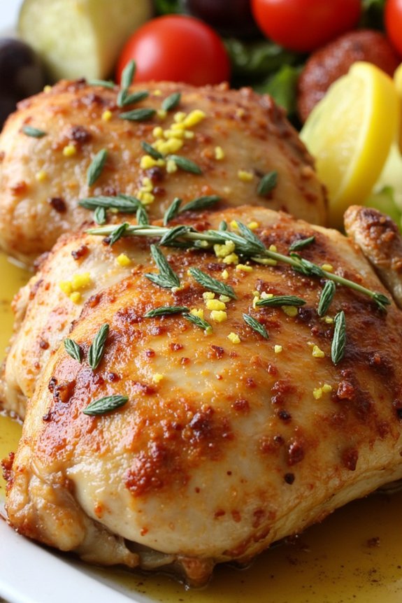 lemon thyme marinated chicken