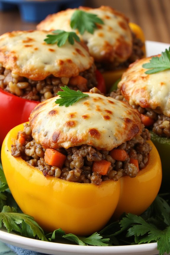 lentil stuffed bell peppers recipe