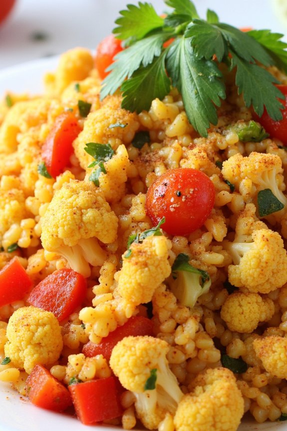 low carb flavorful cauliflower rice