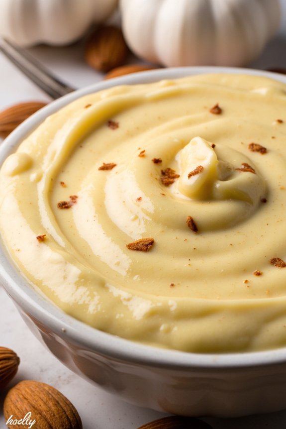 luscious roasted garlic sauce