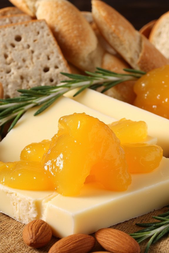 manchego cheese and quince platter