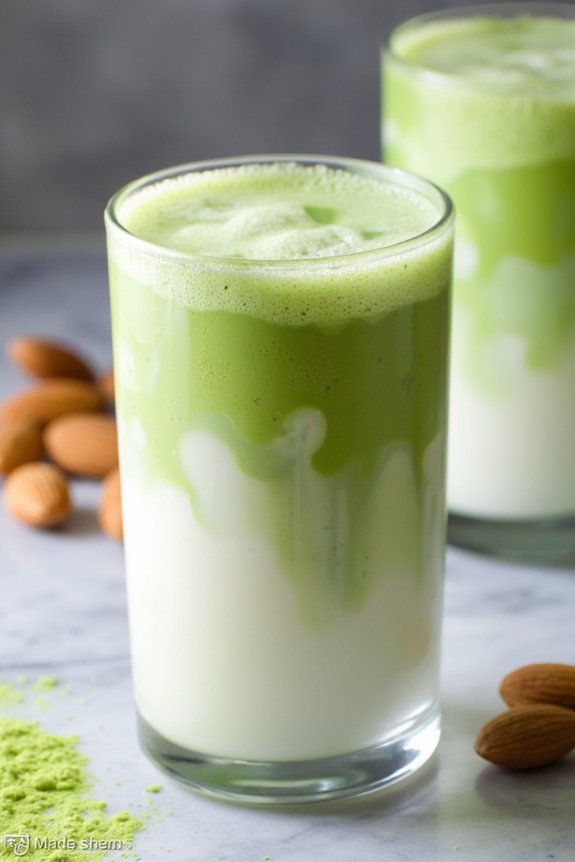 matcha infused horchata beverage recipe