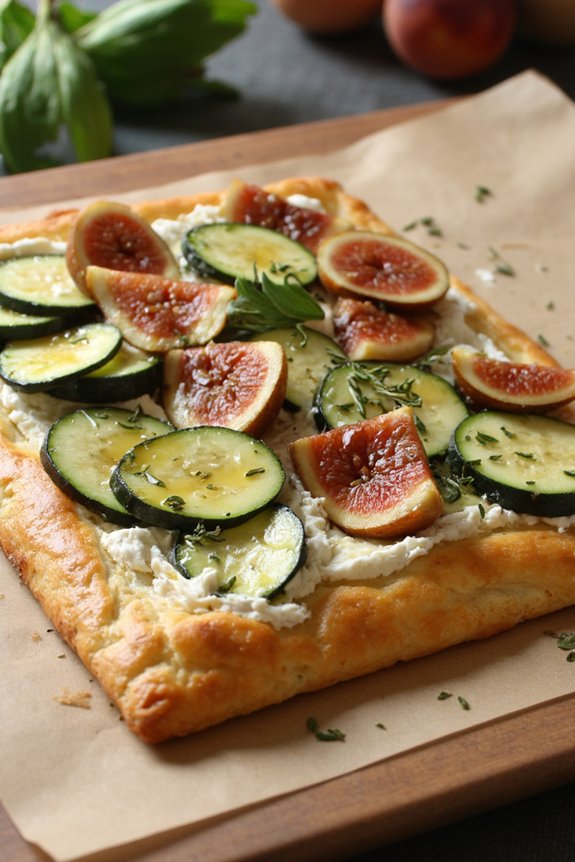 mediterranean flavor filled tart