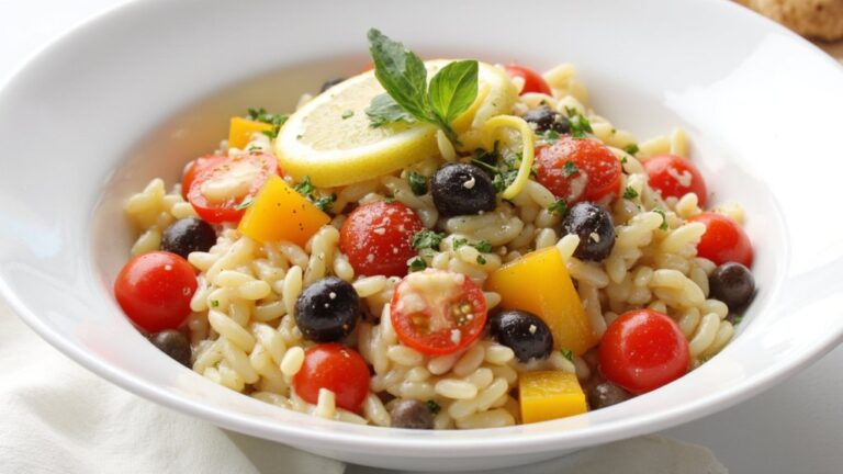 11 Modern Spanish Orzo Recipes With Mediterranean Notes mediterranean inspired orzo dishes