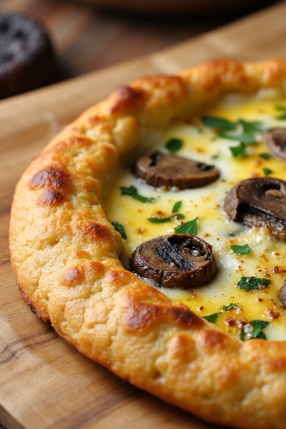 mushroom herb spanish omelette