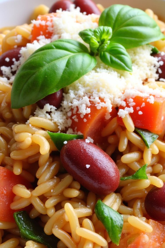 nutritious tomato basil rice dish