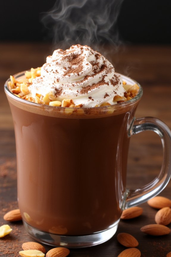 nutty almond hot chocolate recipe