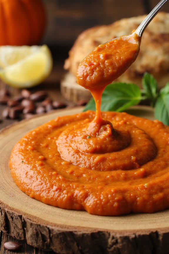 nutty pumpkin seed romesco