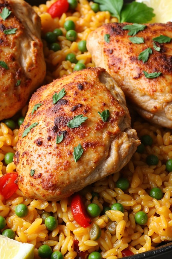 one pot spanish chicken delight