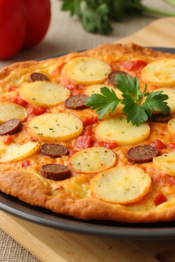 oven baked chorizo tortilla recipe