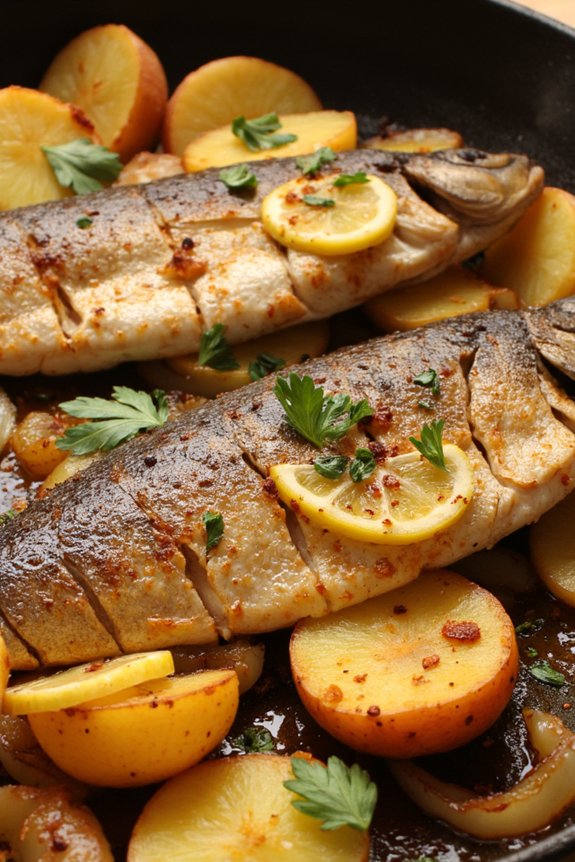 oven baked sea bream delight