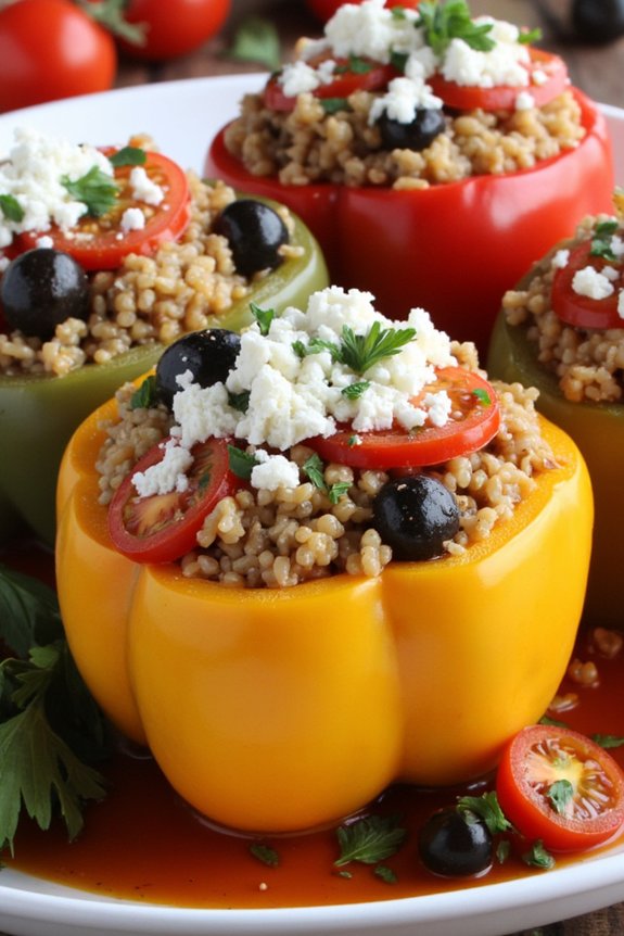 quinoa stuffed bell peppers recipe