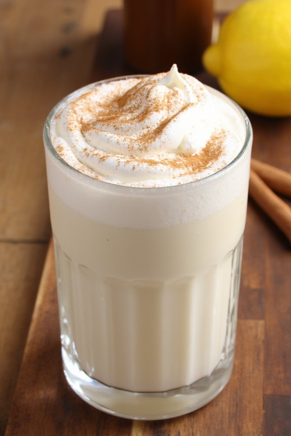 refreshing spanish milk beverage