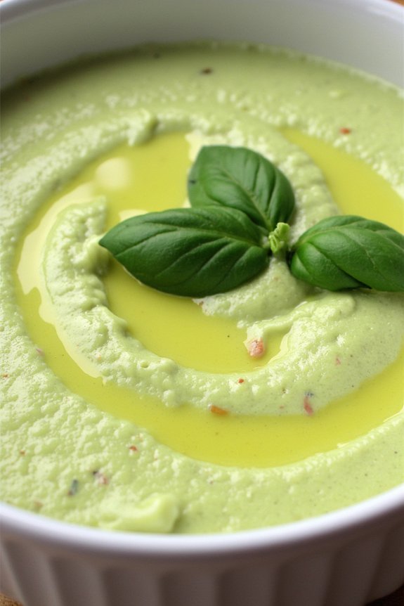 refreshing zucchini cold soup