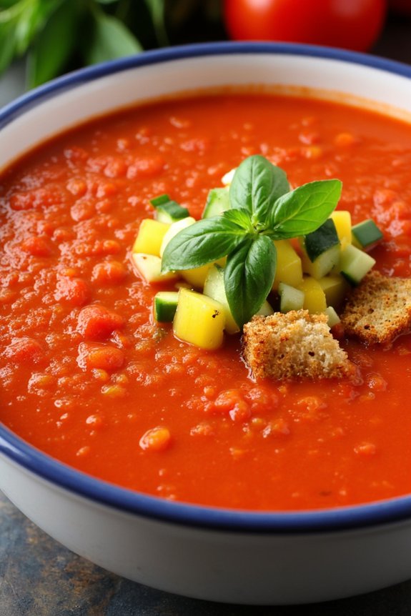 revitalizing chilled tomato soup