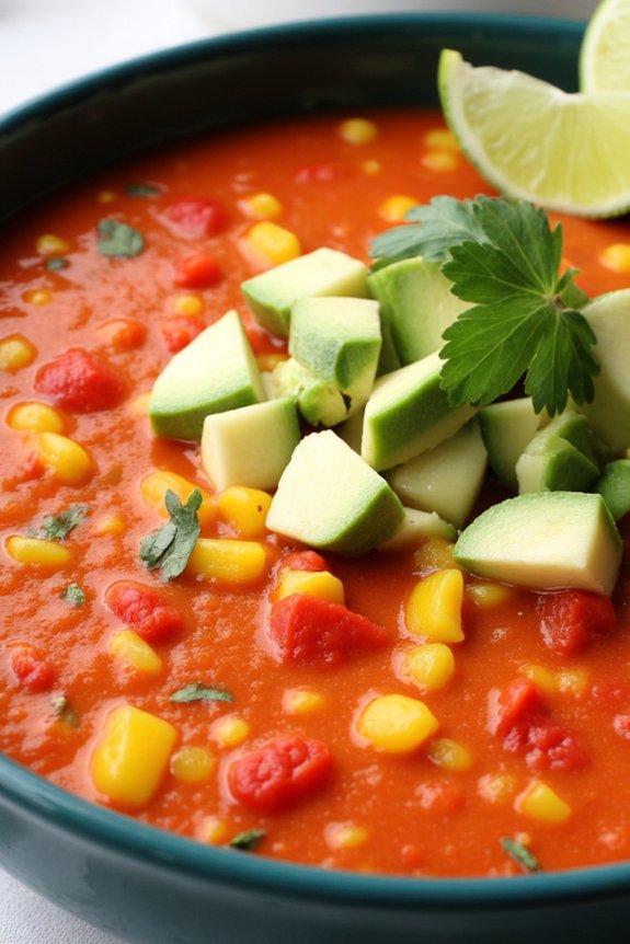 revitalizing spicy summer soup