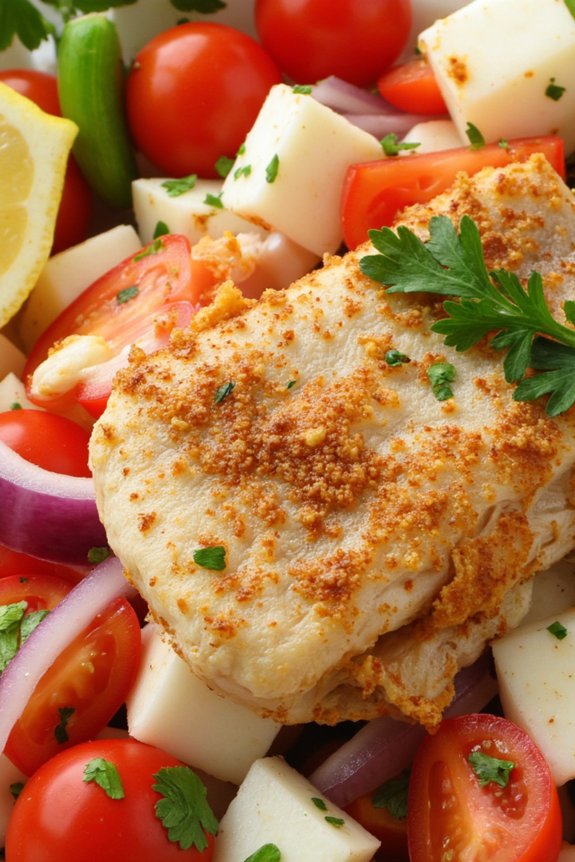 revitalizing spring cod salad