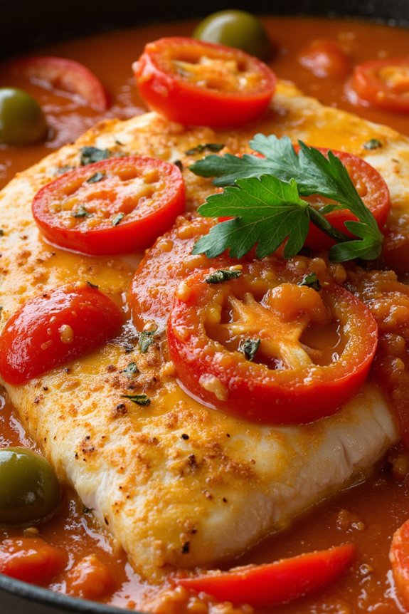 rich creamy spanish cod