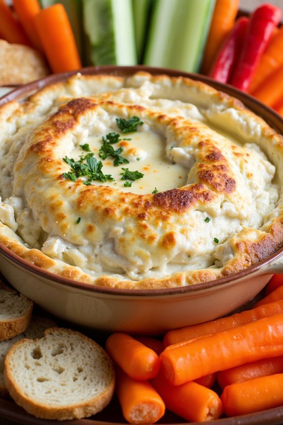 roasted pepper artichoke dip