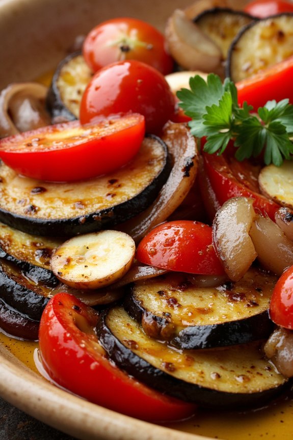 roasted vegetable catalan dish