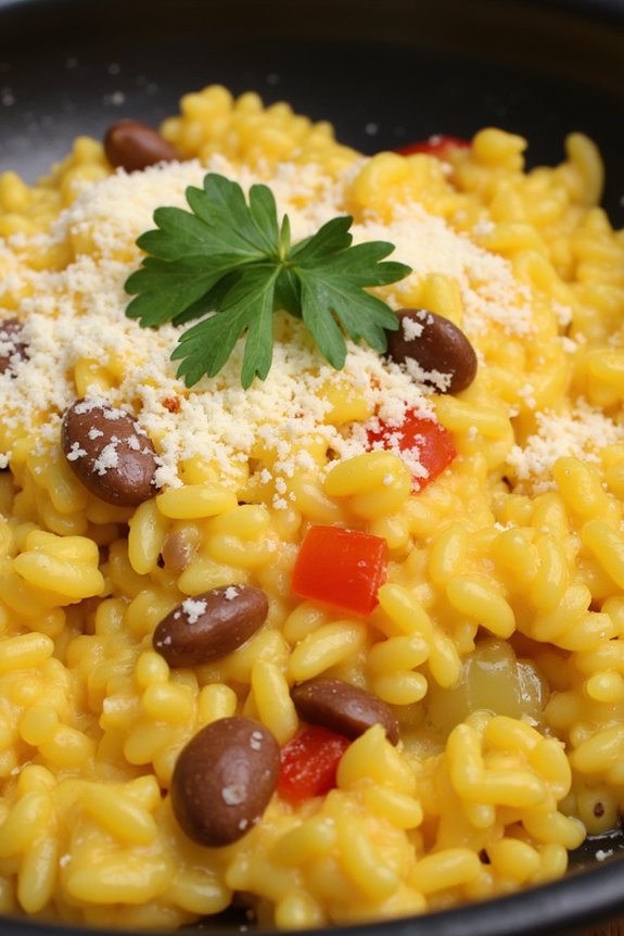 saffron lentil risotto recipe
