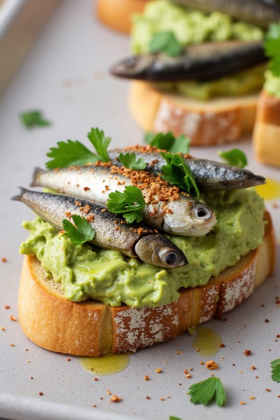 sardine avocado bruschetta recipe