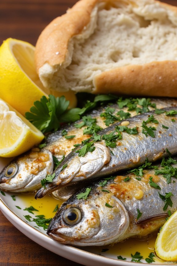 sardine tapas with garlic